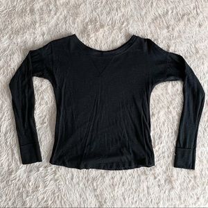 abercrombie and fitch black long sleeve t-shirt